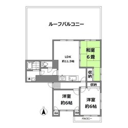 鷺沼ヒルタウンの物件間取画像